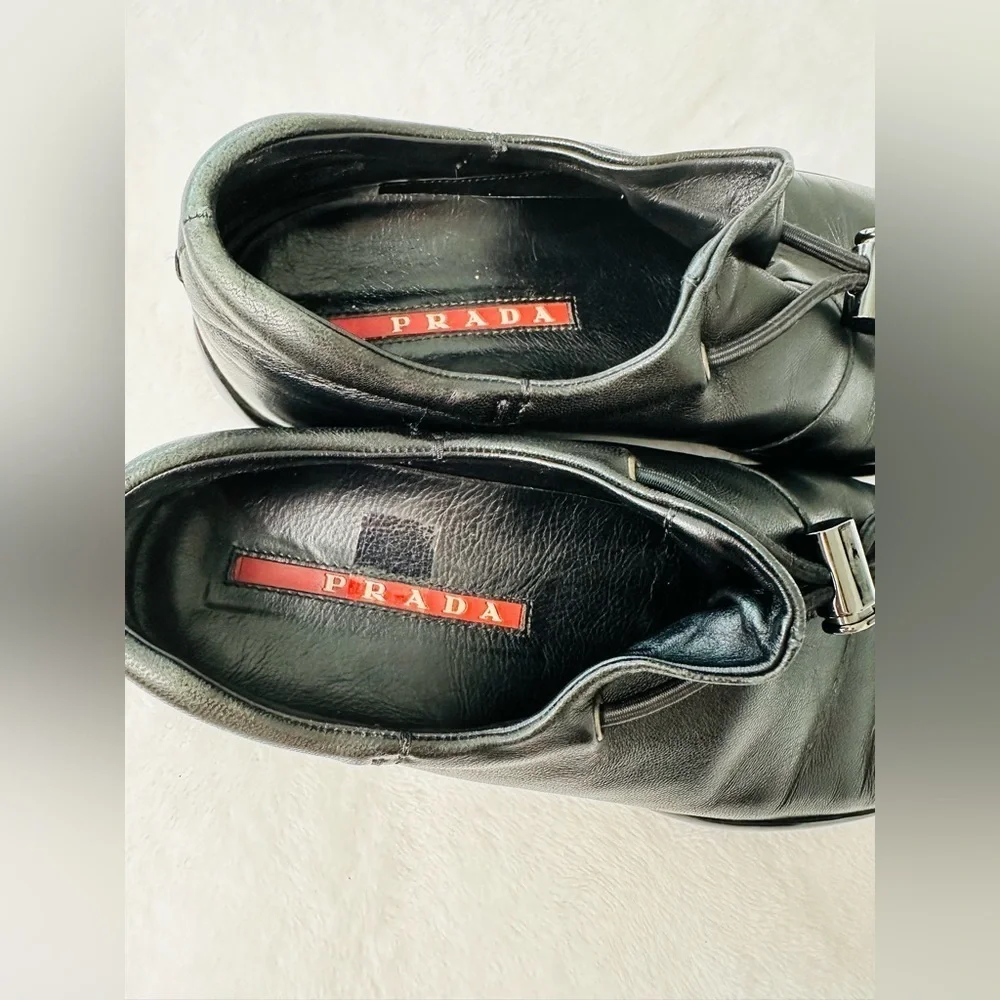 Prada Toblach Men’s Leather Sneakers Size 37